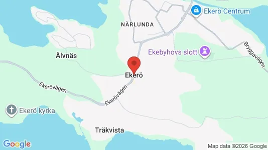 Butikslokaler att hyra i Ekerö - kort over placeringen