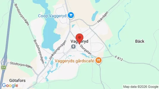 Butikslokaler att hyra i Vaggeryd - Bild från Google Street View