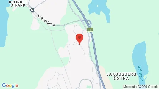 Butikslokaler att hyra i Järfälla - kort over placeringen
