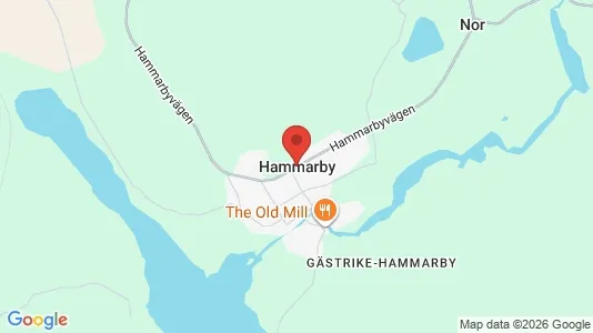 Kontorslokaler att hyra i Hammarbyhamnen - kort over placeringen