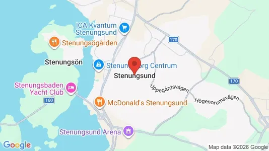 Kontorslokaler att hyra i Stenungsund - kort over placeringen