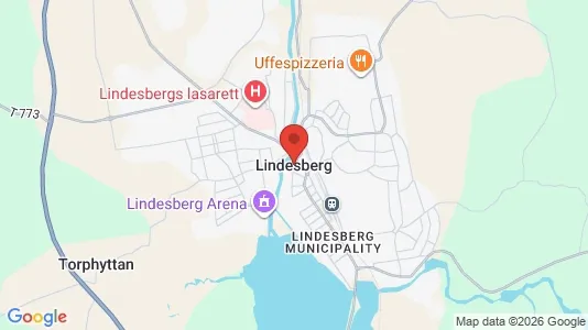Butikslokaler att hyra i Lindesberg - kort over placeringen