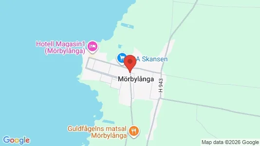 Butikslokaler att hyra i Mörbylånga - kort over placeringen