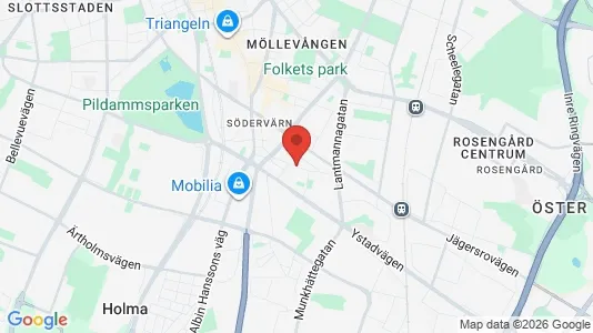 Butikslokaler att hyra i Sofielund - Bild från Google Street View