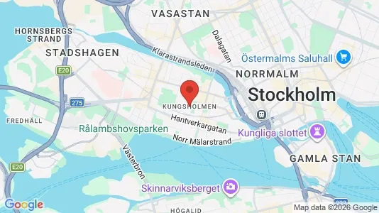 Butikslokaler att hyra i Kungsholmen - kort over placeringen