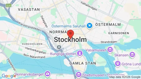 Butikslokaler att hyra i Stockholm Innerstad - kort over placeringen