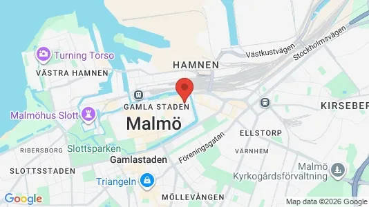 Butikslokaler att hyra i Malmö Centrum - kort over placeringen